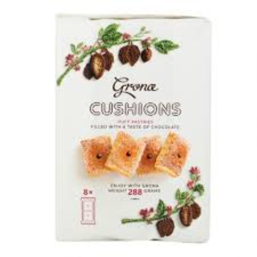 GRONA CUSHIONS PUFF PASTRIES W A TASTE OF CHOC 288G
